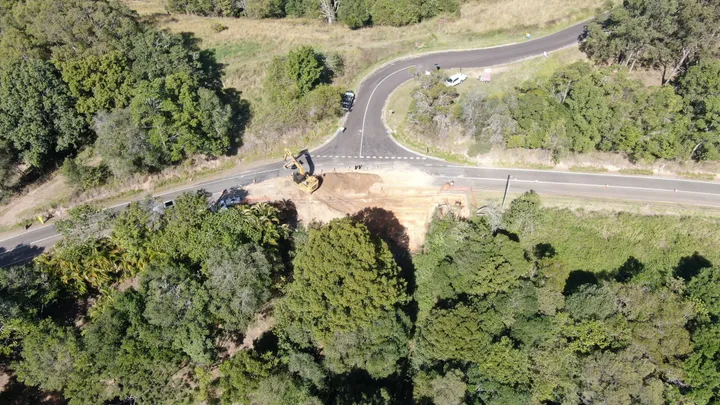 Black Mountain Road Landslip 