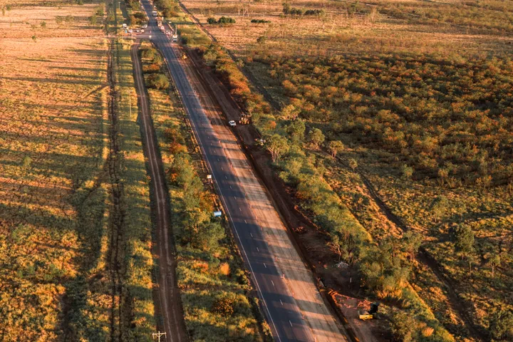 Peak Downs Mine Access Road